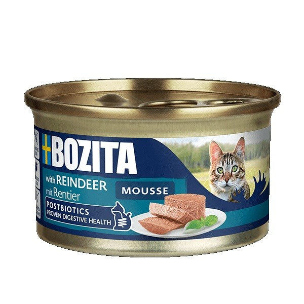 BOZITA Мус за котки с елен - мокра храна - 85 г
