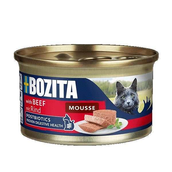 BOZITA Мус с говеждо месо - мокра храна за котки - 85 г