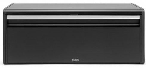 Кутия за хляб Brabantia - Fall Front, Matt Black