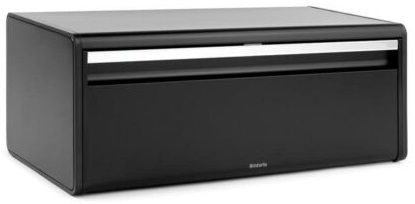 Кутия за хляб Brabantia - Fall Front, Matt Black