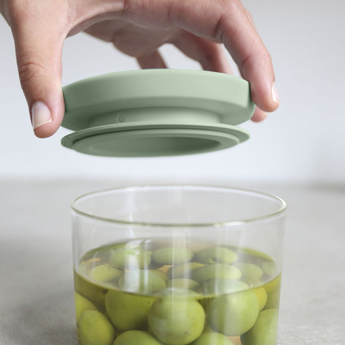 Комплект от 3 буркана Brabantia - Stackable, grey/green