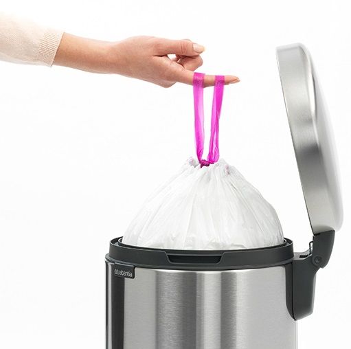Кош за отпадъци Brabantia - NewIcon, 12 l, Matt Steel Fingerprint Proof