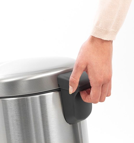 Кош за отпадъци Brabantia - NewIcon, 12 l, Matt Steel Fingerprint Proof