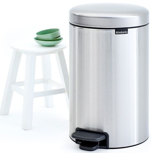 Кош за отпадъци Brabantia - NewIcon, 12 l, Matt Steel Fingerprint Proof