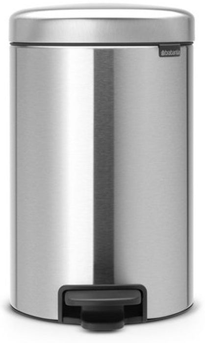 Кош за отпадъци Brabantia - NewIcon, 12 l, Matt Steel Fingerprint Proof