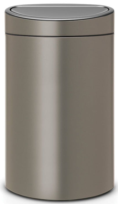 Кош за отпадъци Brabantia - Touch Bin New Recycle, 10 + 23 l, Platinum