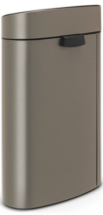 Кош за отпадъци Brabantia - Touch Bin New Recycle, 10 + 23 l, Platinum
