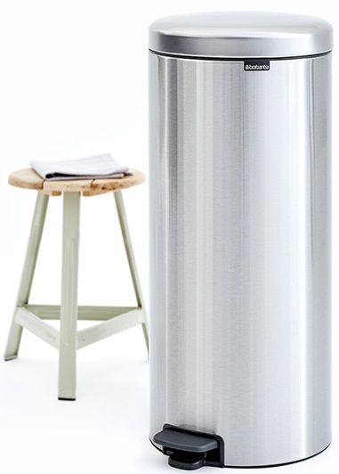 Кош за отпадъци Brabantia - NewIcon, 30 l, Matt Steel Fingerprint Proof