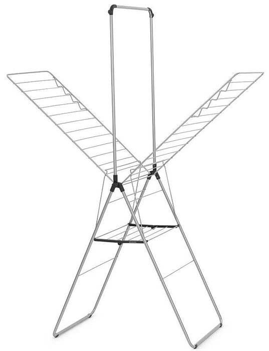 Сушилник за дрехи с допълнителен прът Brabantia - HangОn, Metallic Grey, 25 m