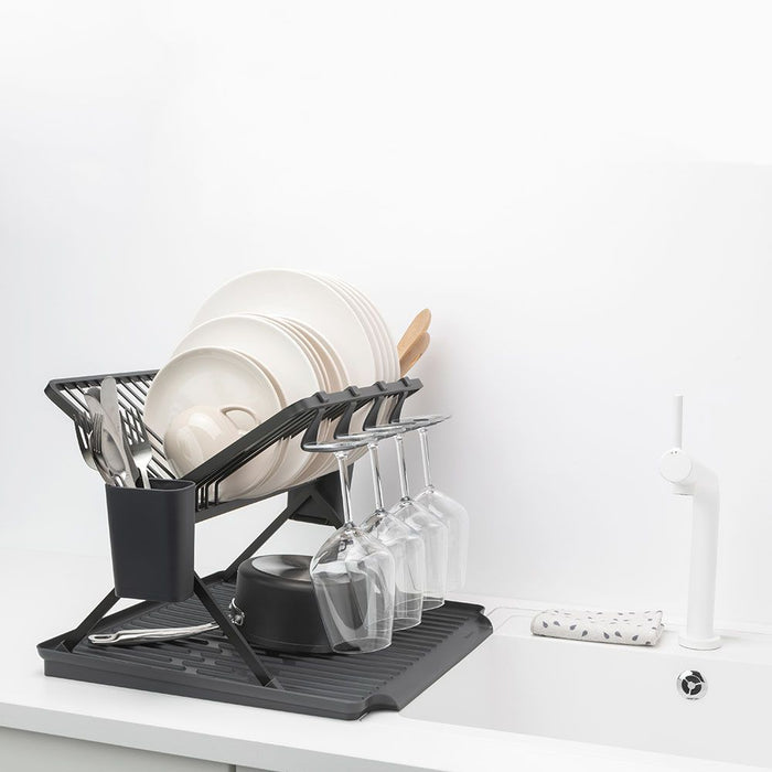 Сгъваем сушилник за съдове Brabantia - SinkSide, Dark Grey