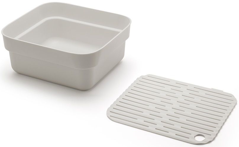 Купа за миене и отцеждане Brabantia - SinkSide, Light Grey