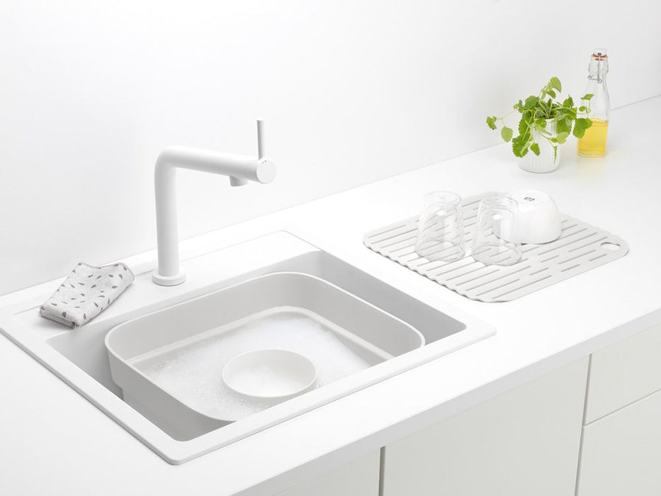 Купа за миене и отцеждане Brabantia - SinkSide, Light Grey