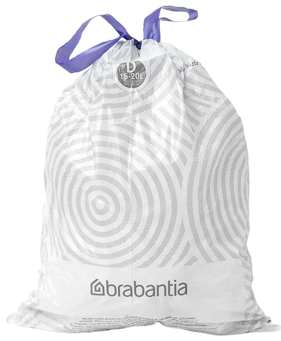 Торба за кош Brabantia - PerfectFit Sort&Go/Built-In, размер D, 15 - 20 l, 40 броя