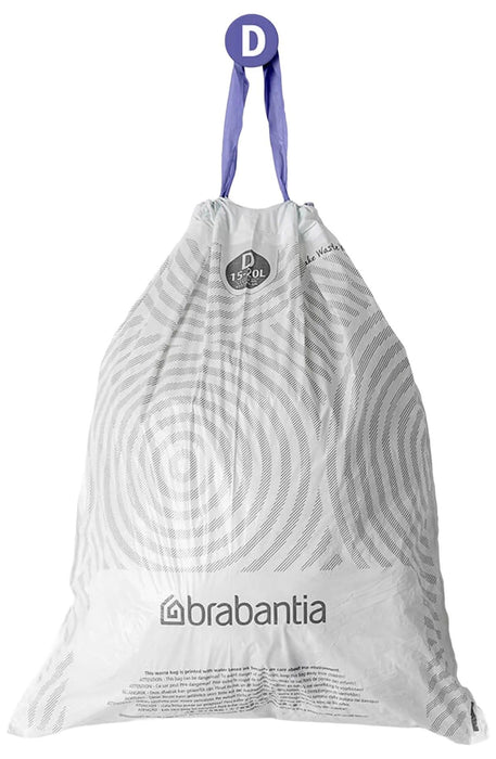 Торба за кош Brabantia - PerfectFit Sort&Go/Built-In, размер D, 15 - 20 l, 40 броя
