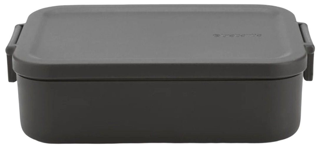 Кутия за обяд Brabantia - Make&Take, 1.1 l, тъмно сив