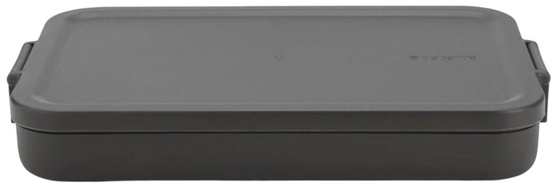 Кутия за обяд Brabantia - Make&Take, 1.1 l, плоска, тъмносива