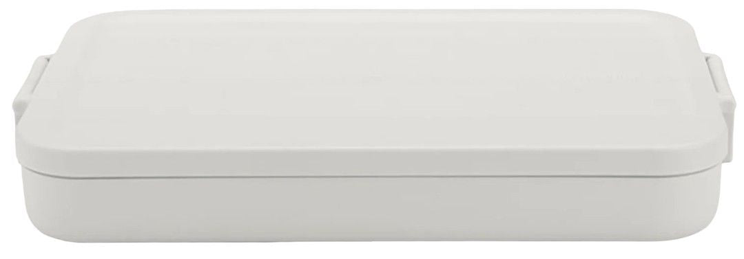Кутия за обяд Brabantia - Make&Take, 1.1 l, плоска, светлосива