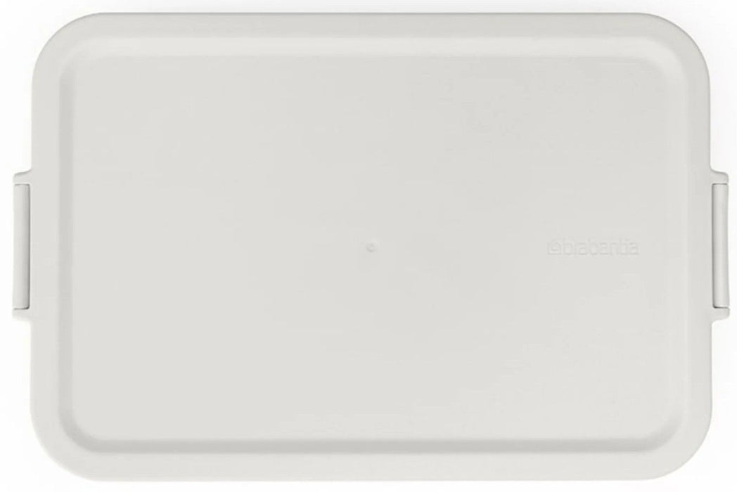 Кутия за обяд Brabantia - Make&Take, 1.1 l, плоска, светлосива