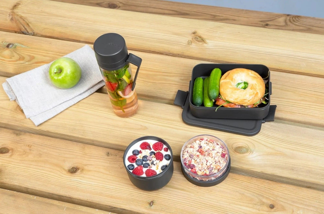 Комплект за закуска Brabantia - Make&Take, 3 части, Dark Grey