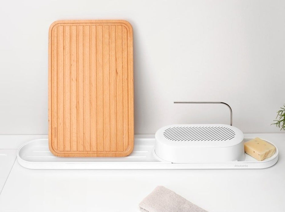 Комплект за мивка Brabantia - SinkStyle, Mineral Fresh White, 2 части