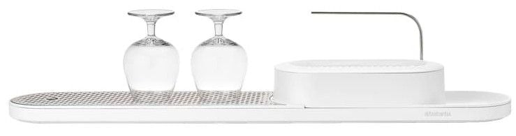 Комплект за мивка Brabantia - SinkStyle, Mineral Fresh White, 2 части