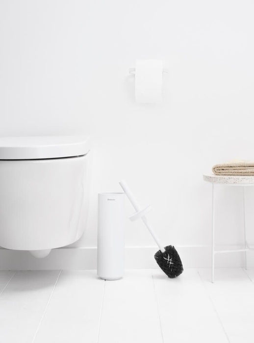 Четка за тоалетна със стойка Brabantia - MindSet, Mineral Fresh White