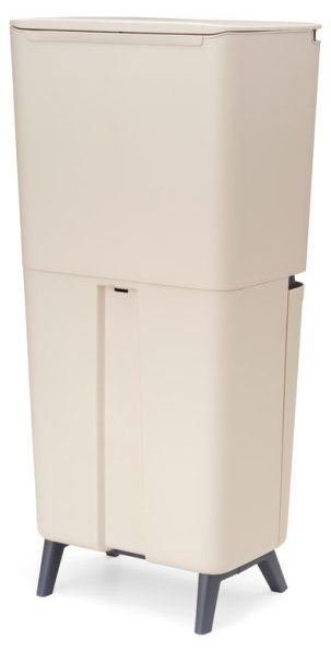 Кош за разделно събиране Brabantia - SortUp Hi, 25+10+10 l, бежов
