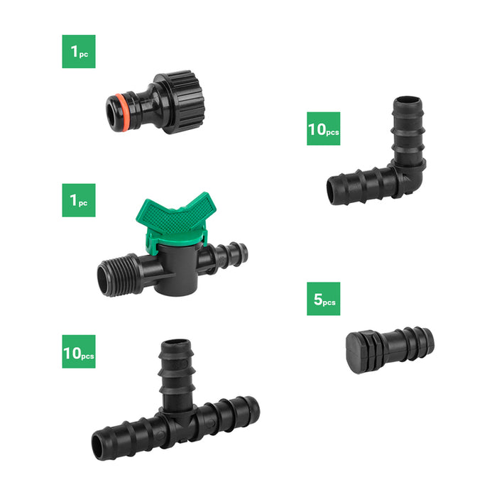 КОМПЛЕКТ АКСЕСОАРИ ЗА КАПКОВО НАПОЯВАНЕ Ф16MM 27Ч BRADAS DSWA20-SET1
