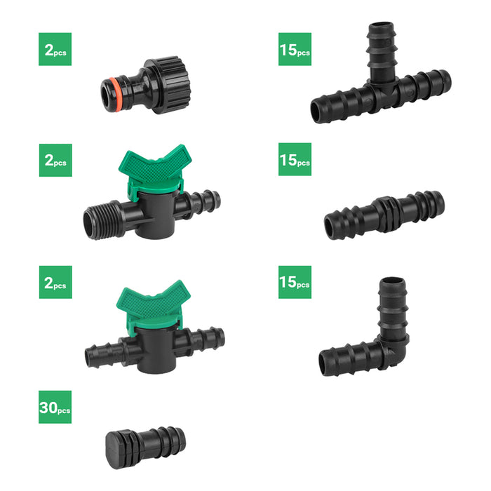 КОМПЛЕКТ АКСЕСОАРИ ЗА КАПКОВО НАПОЯВАНЕ Ф16MM 81Ч BRADAS DSWA20-SET4