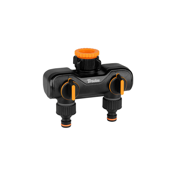 РАЗПРЕДЕЛИТЕЛ ЗА ВОДА ДВУПЪТЕН BLACK LINE BRADAS ECO-PWB3052