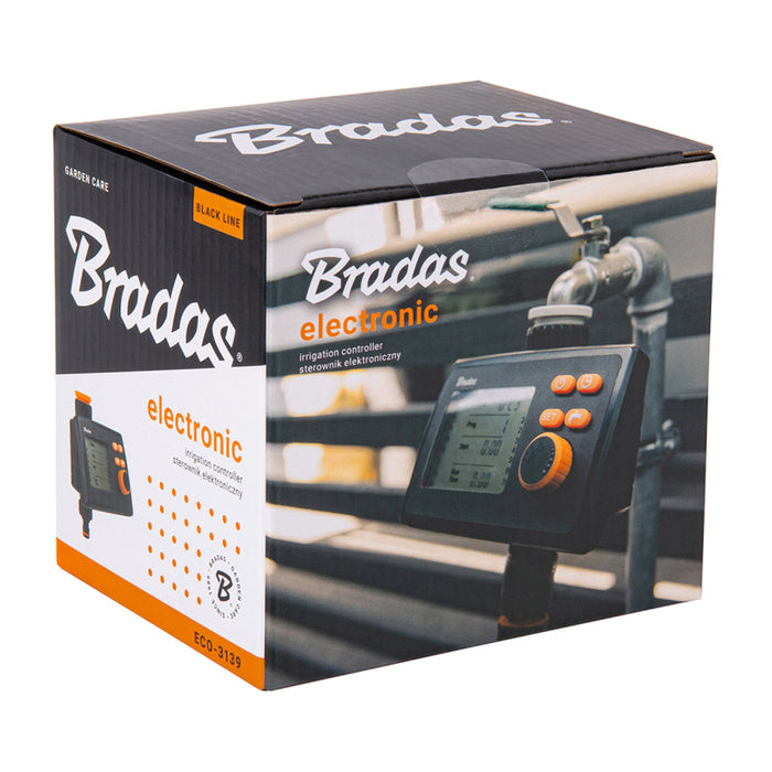 ЕЛЕКТРИЧЕСКИ ТАЙМЕР ЗА ПОЛИВАНЕ BRADAS ECO-3139