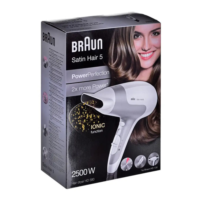 Braun HD580 2500 W Сребрист Бял