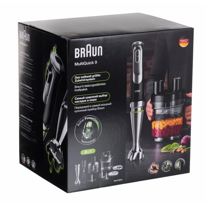 Braun MultiQuick 9 MQ 9195XLI 2 L Потопяем блендер 1200 W