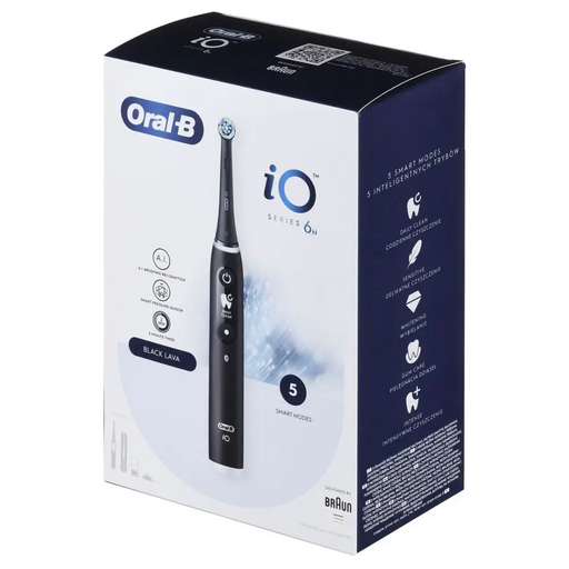 BRAUN ORAL-B ЕЛЕКТРИЧЕСКИ ИНСТРУМЕНТ IO 6N ЧЕРЕН ОНИКС черен
