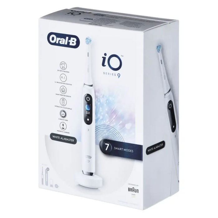 Braun Oral-B iO Series 9 Бяла електрическа четка за зъби