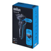 Braun Series 5 51-M1000s Самобръсначка с фолио Черен Син