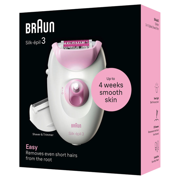 Епилатор BRAUN 3-031 БЯЛ