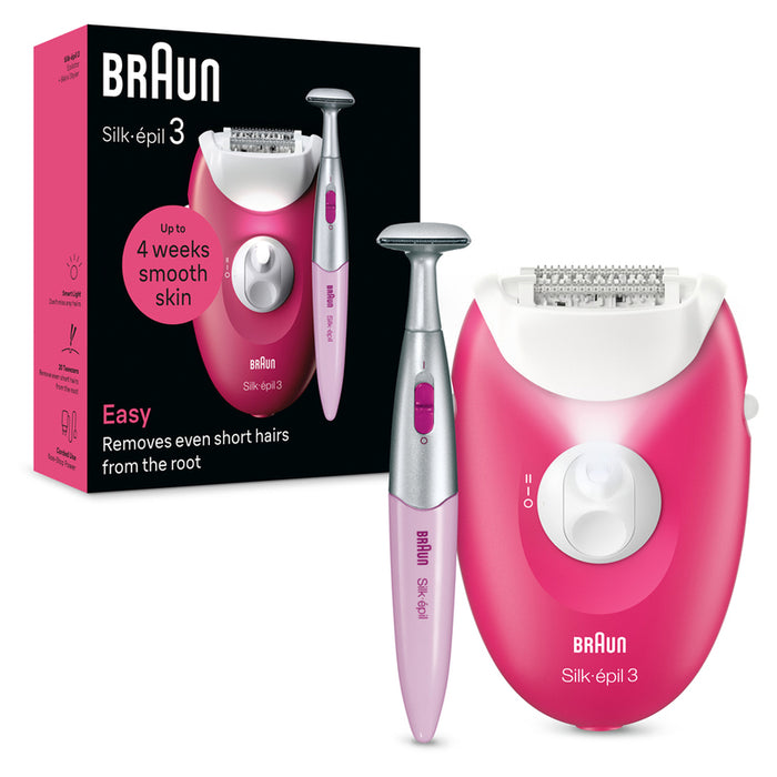 Епилатор BRAUN 3-202 РОЗОВ