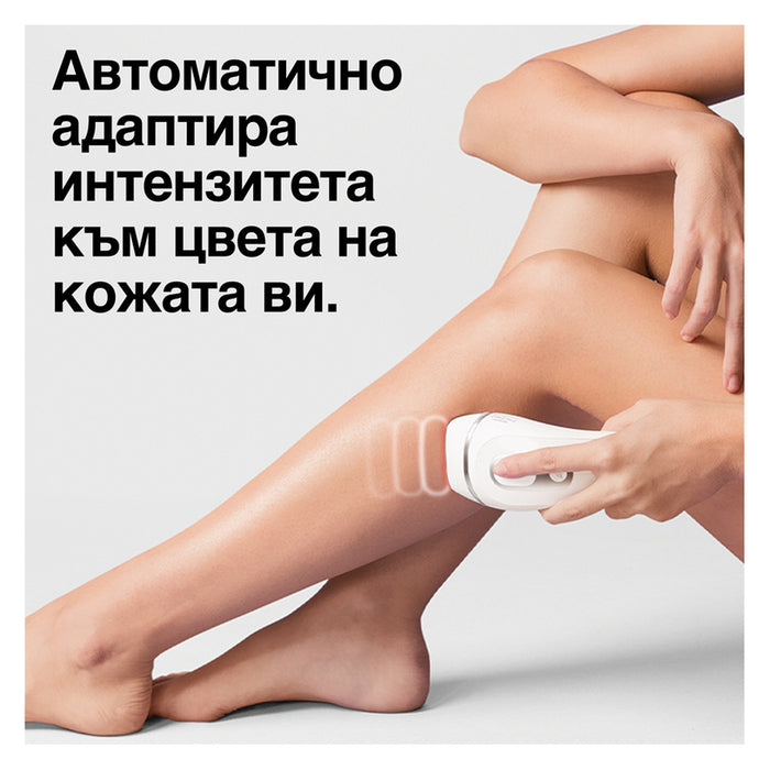 Фотоепилатор BRAUN SILK EXPERT PRO 3 PL3132 РАБОТА НА БАТЕРИЯ, БРОЙ ИМПУЛСИ 300000, БЯЛ