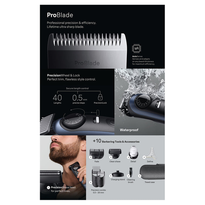 Тример BRAUN BT7540 BLK/BLU