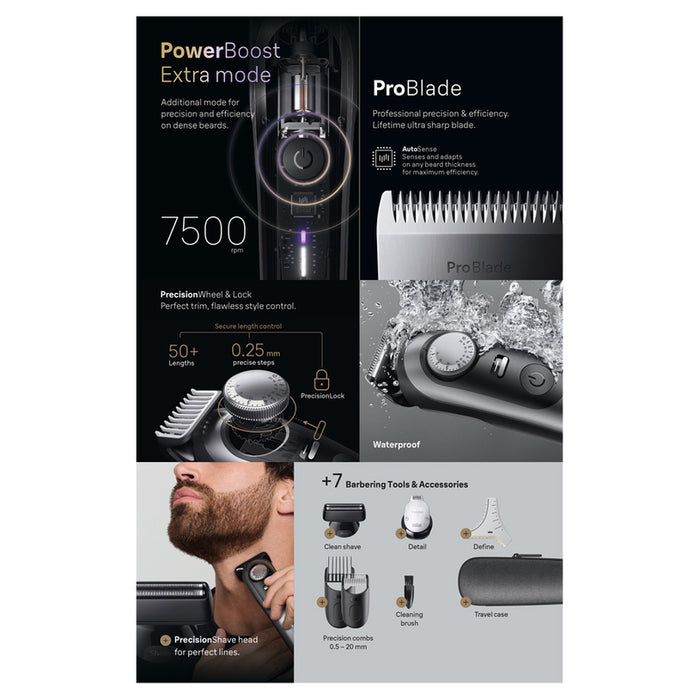 Тример BRAUN BT9520 SILV/MAT