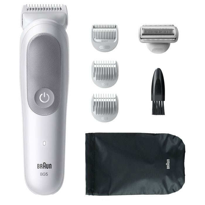 Тример BRAUN BG5550 GREY ИНДИКАТОР ЗАРЯДА НА БАТЕРИЯТА