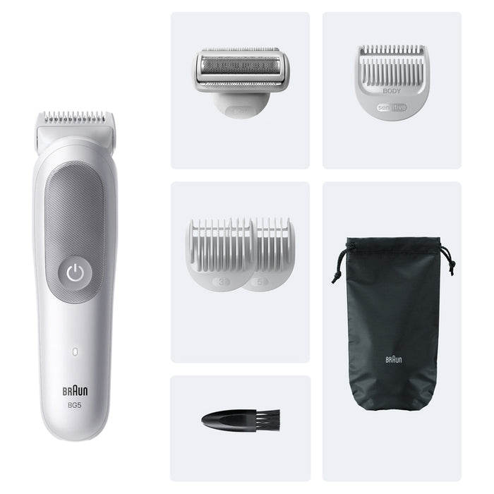 Тример BRAUN BG5550 GREY ИНДИКАТОР ЗАРЯДА НА БАТЕРИЯТА