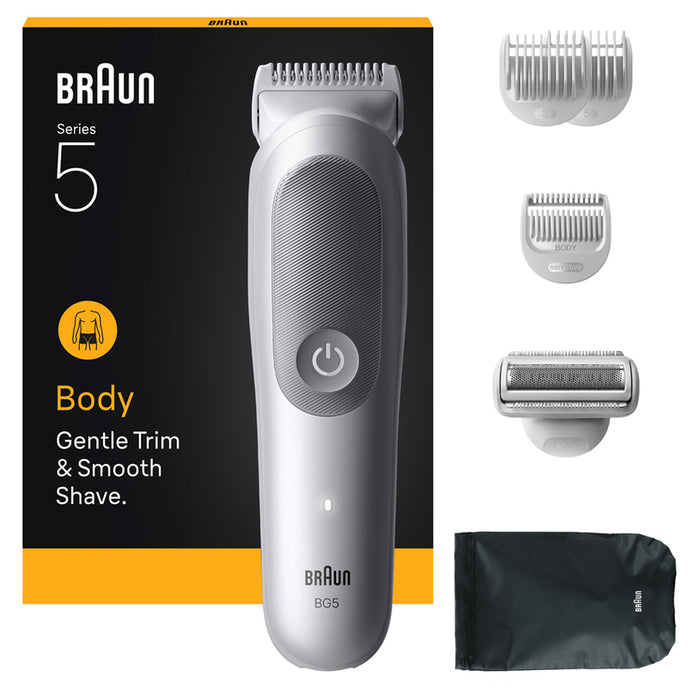 Тример BRAUN BG5550 GREY ИНДИКАТОР ЗАРЯДА НА БАТЕРИЯТА