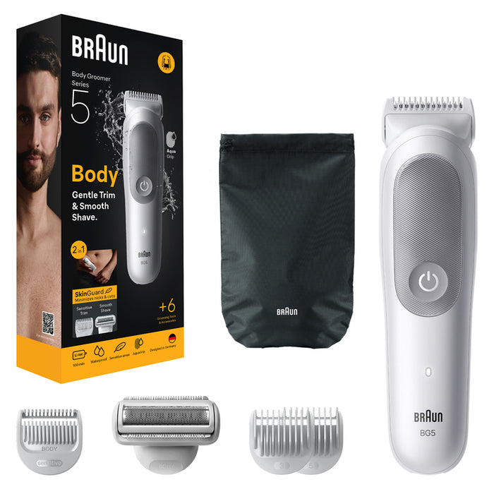 Тример BRAUN BG5550 GREY ИНДИКАТОР ЗАРЯДА НА БАТЕРИЯТА