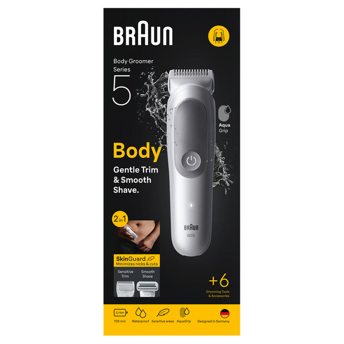 Тример BRAUN BG5550 GREY ИНДИКАТОР ЗАРЯДА НА БАТЕРИЯТА