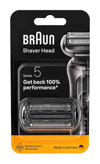 Резервна глава за електрическа самобръсначка BRAUN Series 5, черна, 54B