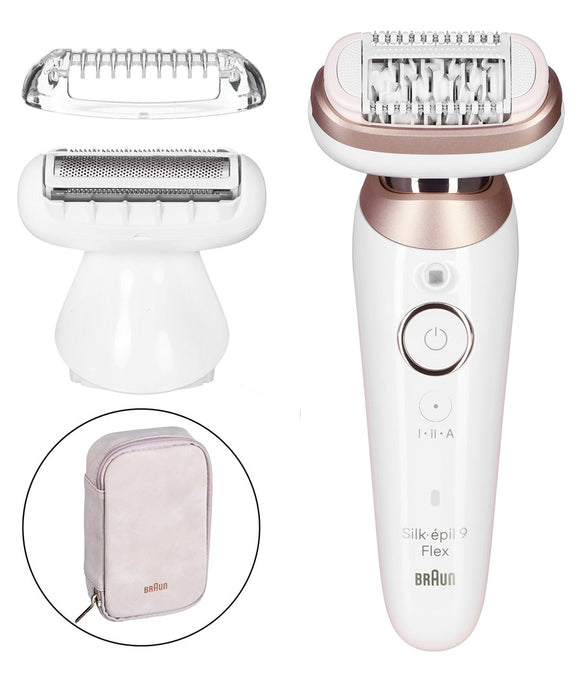 Braun Silk-épil 9 Flex 9-030 3D 40 пинсети розово, бяло