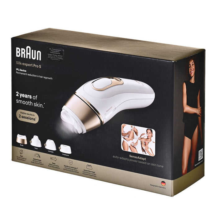 Епилатор Braun Silk-expert Pro IPL PL5431 Златен, Бял