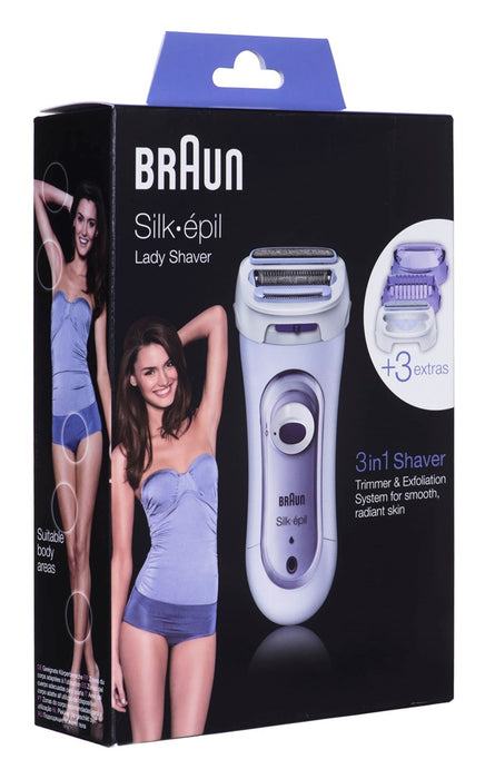 BRAUN Silk-épil LS 5560 Lady Shaver Епилатор Люляк